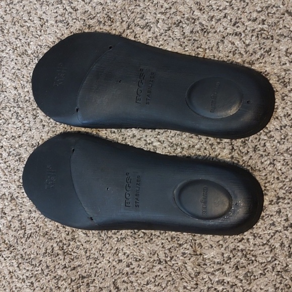 BOGS Black and Orange Insoles Size 9 - Picture 3 of 4